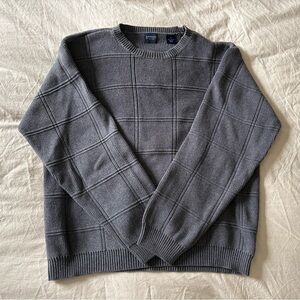 Arrow Men’s Grey Pullover Crewneck M (EUC) Oversized 90’s Y2K